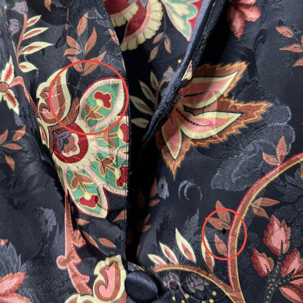 Vintage 90s Victorias Secret Gold Label Two Piece Floral Pajama Set Womens Large